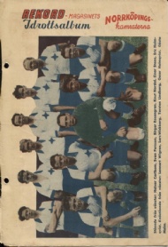 Sportboken - Rekordmagasinets idrottsalbum nr 2 1942 lagbild IFK Norrkping